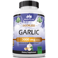 thumbnail image 1 of Odorless Pure Garlic 3000 Mg per serving 150 Soft Gels, 1 of 5