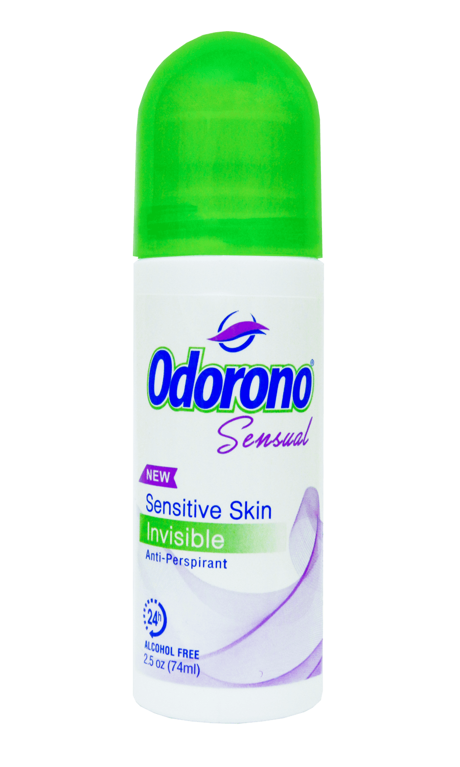 Odorono Sensitive Skin Powder Sensual Roll on Deodorant & Antiperspirant 2.5 oz