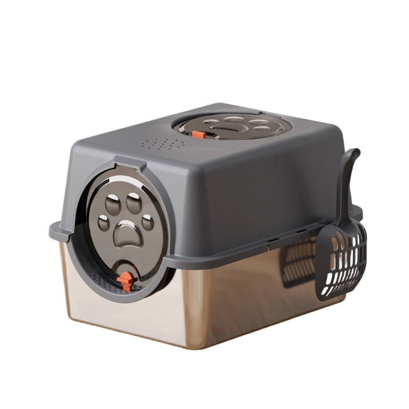 Odors Resistant Enclosed Felines Litter Boxes Large Size Enclosed Cats Potty Boxes
