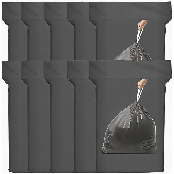 Odorsorb Custom Fit Liners 200 Count Code M Drawstring Odor Absorbing Trash Bags Extra Thick Double Seamed 40-45 Liter Bestseling
