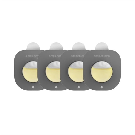 Odorsorb Pod Refill Pack – Natural Plant-Based, Fragrance-Free Trash Can Odor Eliminator Refills for Trash Cans, Odor Control Pods for Closed-Lid Trash Cans (4 Pods)