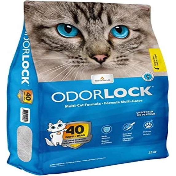 Odour Lock Unscented Clay Litter, 25# - Walmart.com