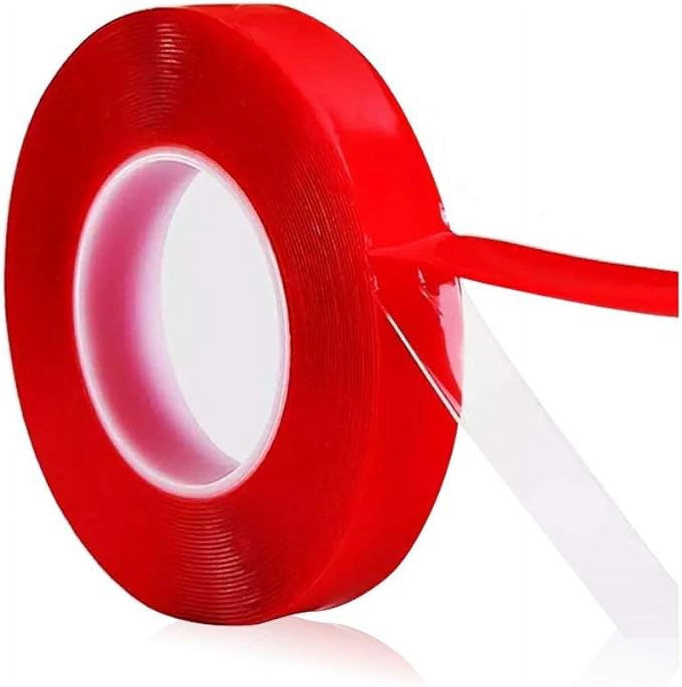 33FT Clear Double Sided Adhesive Tape PET Acrylic Weatherproof Heavy Duty  Glue 6/8/10/12/15/20mm Incredibly Strong Double-Sided Tape for Industry