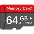 thumbnail image 1 of Odrey 64GB Class 10 U3 V30 microSDXC Flash Memory Card for Dash Cam - 100MB/s, Class 10, U3, V30, A1, 4K UHD, Full HD, UHS-I, Micro SD, 1 of 5