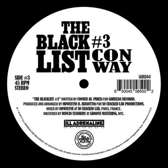Odweeyne / Conway / Nolan the Ninja - The Blacklist #3 / The Blacklist #4 - Music & Performance - Vinyl [7-Inch]