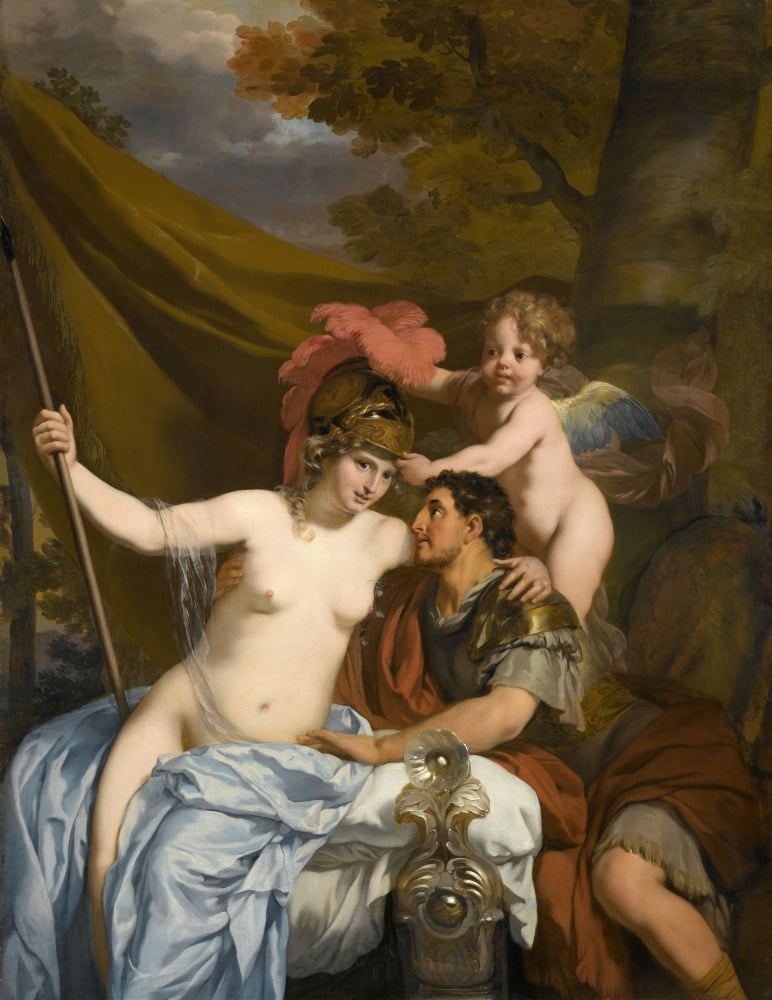 Odysseus And Calypso Canvas Art - (18 x 24)