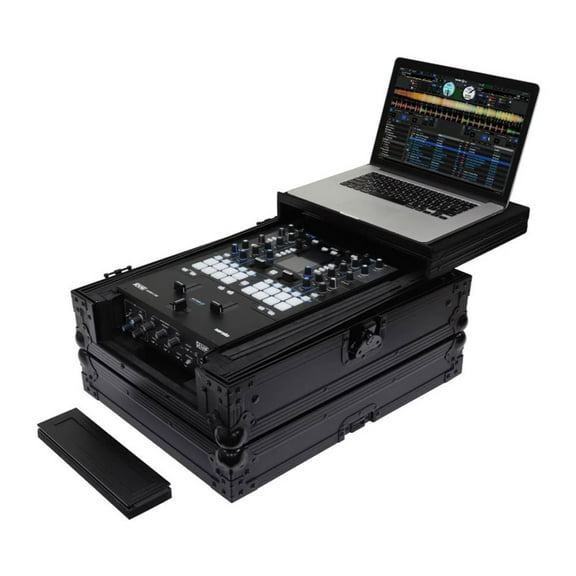 Odyssey FZGS12MX1XDBL Black Label Low Profile Glide Style Series Universal 12" Format DJ Mixer Case