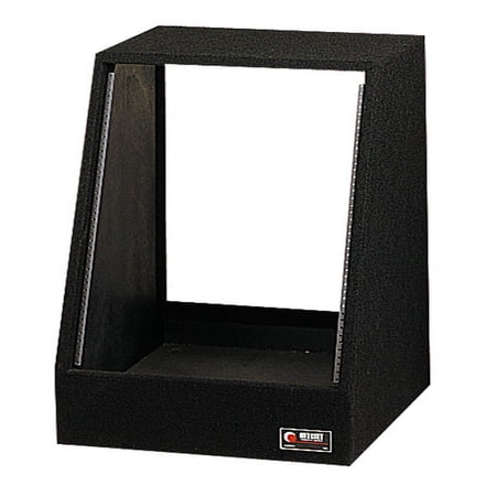 Odyssey Cases CRS12 New Carpeted 12 Spaces Studio Slant 3/4" Plywood Black Rack