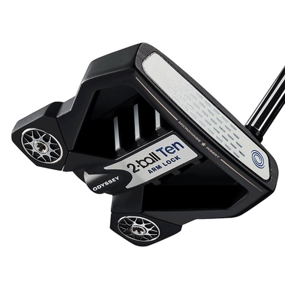 Odyssey 2 Ball Ten Arm Locked Lined Putter 40" (Mallet, Single Bend) 2023 NEW