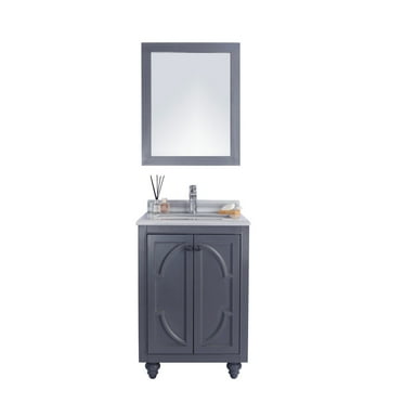 Odyssey - 24 - Maple Grey Cabinet + White Stripes Counter