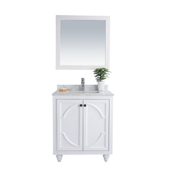 Odyssey - 30 - White Cabinet + White Carrera Counter