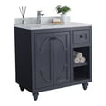 thumbnail image 1 of Odyssey - 36 - Maple Grey Cabinet + White Carrera Counter, 1 of 11