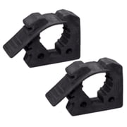 Set of 2 Solid Black Marine Parts and Accessories Davis Quick Fist Clamps, 9"