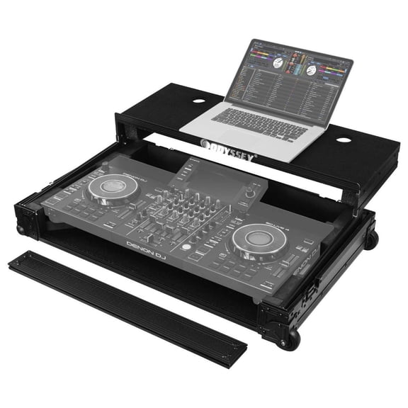 Odyssey 810SC4M I-Board Flight Case for Denon DJ SC LIVE 4 DJ Controller with Glide Style Laptop Platform