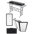 thumbnail image 1 of Odyssey ATT DJ Table + Scrim Werks SWF4846B Façade Barrier + Extra 24" Panel, 1 of 13