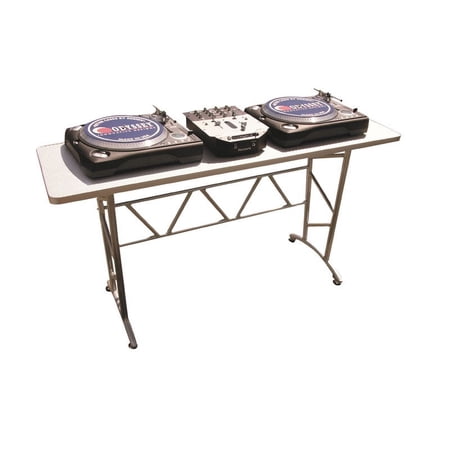 HEAVY-DUTY STYLISH ALUMINUM TRUSS TABLE. GREAT FOR DJ SET-UPS