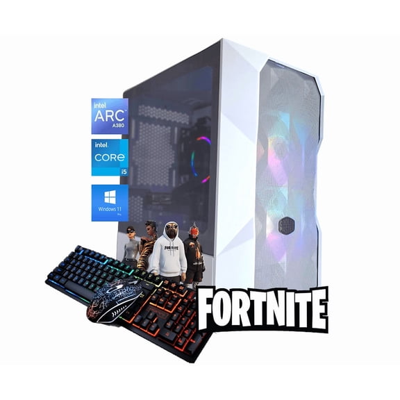 Odyssey Artemis II Custom Gaming PC, RGB LED Fans, Intel Core i5-10400F upto 4.3GHz, 16GB DDR4 RAM, 1TB SSD, Wi-Fi BT, ARC A380, Windows 11 Pro Keyboard & Mouse