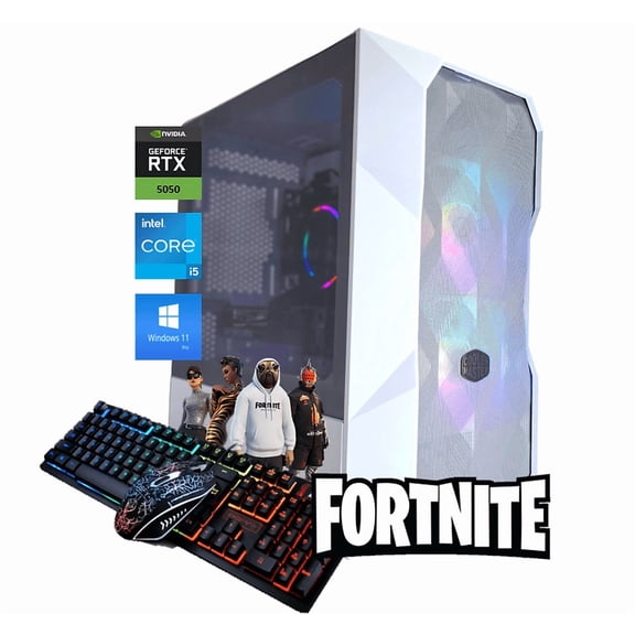Odyssey Artemis II Custom Gaming PC, RGB LED Fans, Intel Core i5-10400F upto 4.3GHz, 16GB DDR4 RAM, 1TB SSD, Wi-Fi BT, RTX 5050, Windows 11 Pro Keyboard & Mouse