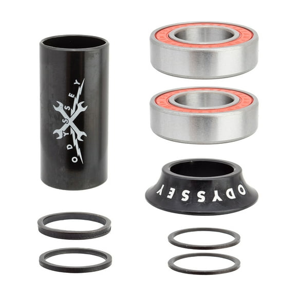 Odyssey BMX Bottom Bracket - BB Style: Mid Bore: 22.2mm/.875 Black