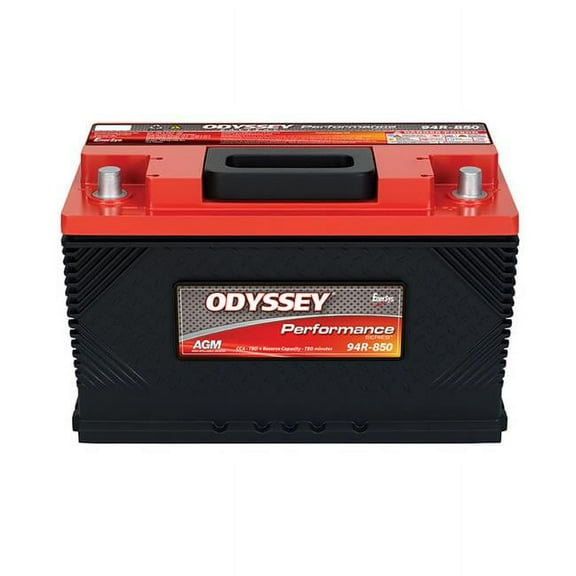Odyssey Battery 12V AGM Performance Series Battery with 850 Cranking Amp & Top Post Terminals - 12.36 x 7.47 x 6.85 in.