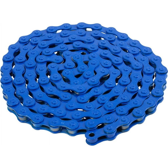 Odyssey Bluebird Chain - Single Speed 1/2" x 1/8", 112 Links, Blue