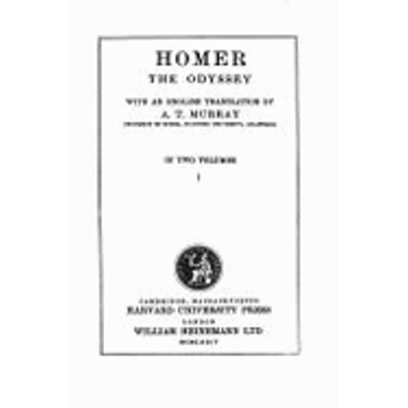 Pre-Owned Odyssey: Books 1-12 (Hardcover) 0674991168 9780674991163