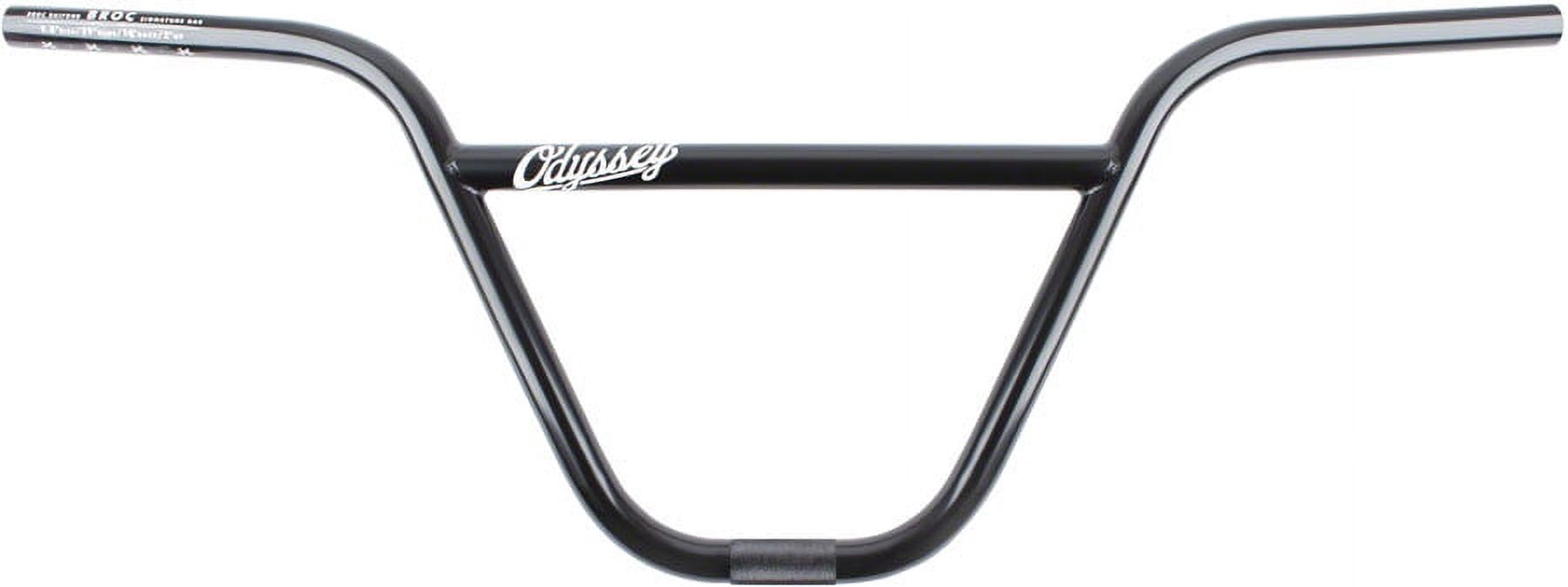 Odyssey 10-4 BMX Handlebar - 10 Inch Rise 4-Piece Design In Black