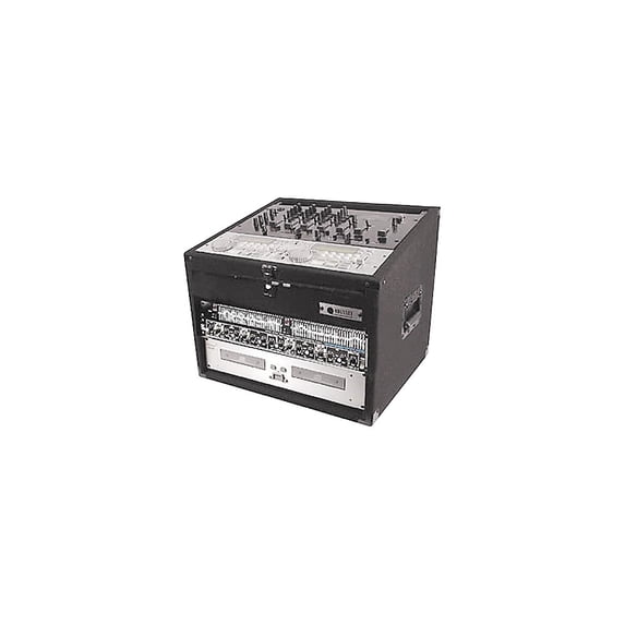 Odyssey Carpeted Combo Mixer Rack Case 4 Spaces