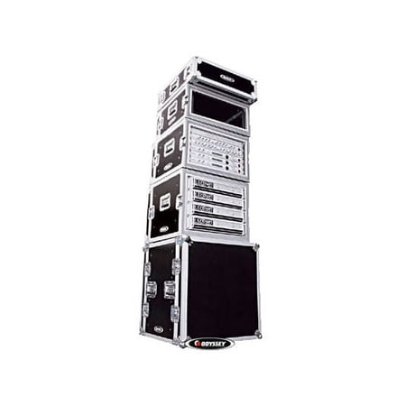 Odyssey Cases FZS06 New Pro Rack Road Case 6U Shock-Mount W/ 3" Lids / Covers