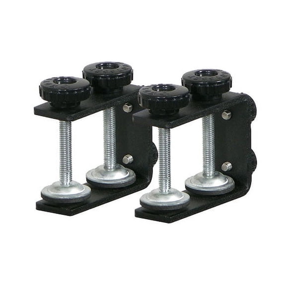Odyssey Cases LSTANDCLAMPS New Table / Case Laptop Mounting Clamps - Black Color