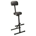 thumbnail image 1 of Odyssey DJ Performer Chair Seat Stool w/ Height Adjustable & Back Rest, 1 of 5