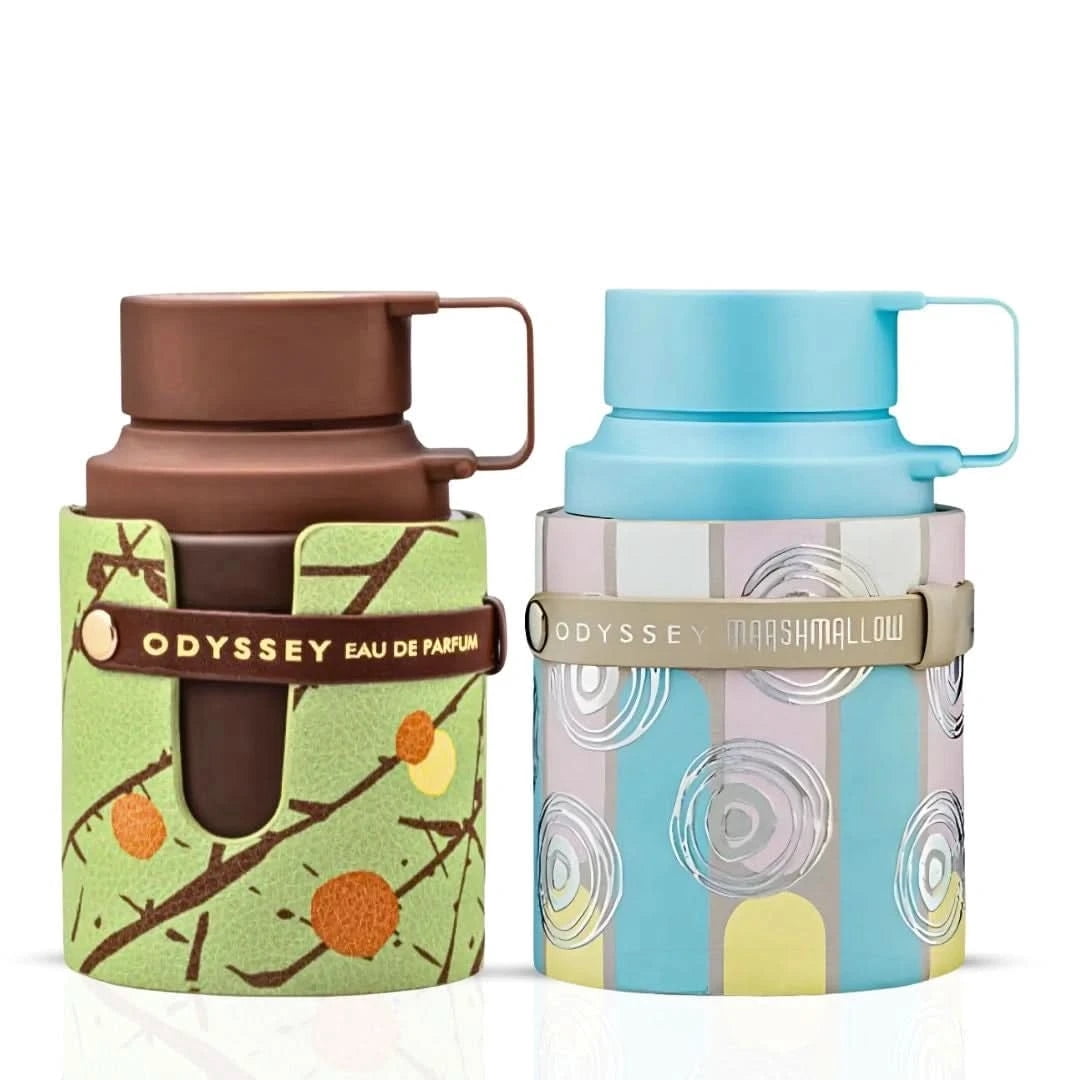 Odyssey Dubai Chocolat & Odyssey Marshmallow Eau de Parfum Sprays 100ml (3.4oz) by Armaf (Bundle)