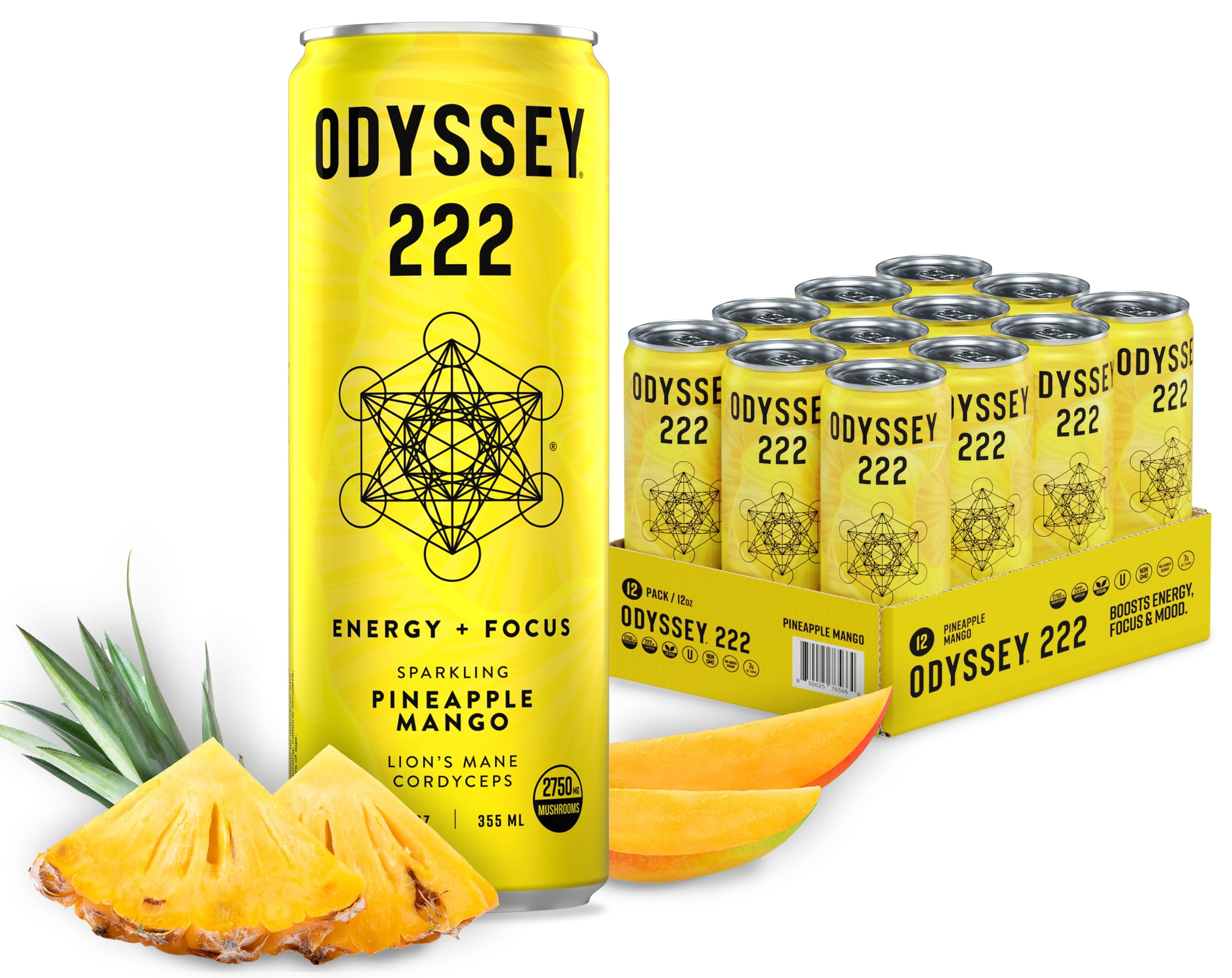 Odyssey Elixir Odyssey 222 Sparkling Energy Drink 222 mg of