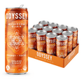 thumbnail image 1 of Odyssey Elixir Energy and Focus Sparkling Mushroom Drink, Orange Ginger Flavor 12 Fl oz (Pack of 12), 1 of 6