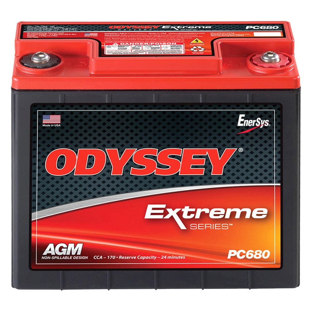 Odyssey Extreme ODSAGM16L NonSpillable AGM Powersports Battery with