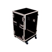 Odyssey Cases FZAR16W New 16 Space Amplifier Amp Rack Case W/ Swivel Casters