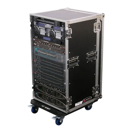 20 SPACE AMP RACK WITH WHEELS