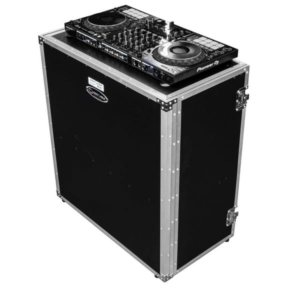 33" Wide x 36" Tall Two-Tier DJ Fold-out Stand
