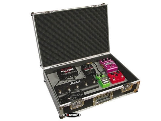 Odyssey FZGPEDAL24 Flight Zone 24 Guitar Pedal Board Ata Case Multi-Colored