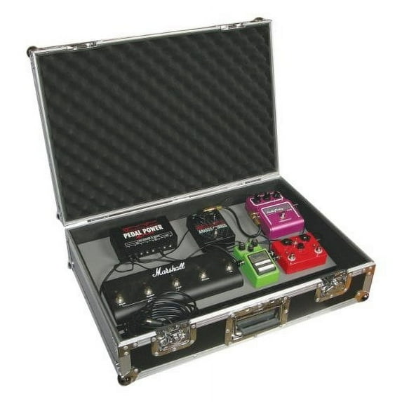Odyssey FZGPEDAL24 Flight Zone 24 Guitar Pedal Board Ata Case Multi-Colored