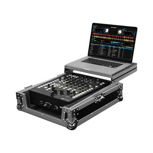 Odyssey FZGS12MX1 Flight Zone Low Profile Glide Style Case for 12-inch DJ Mixer