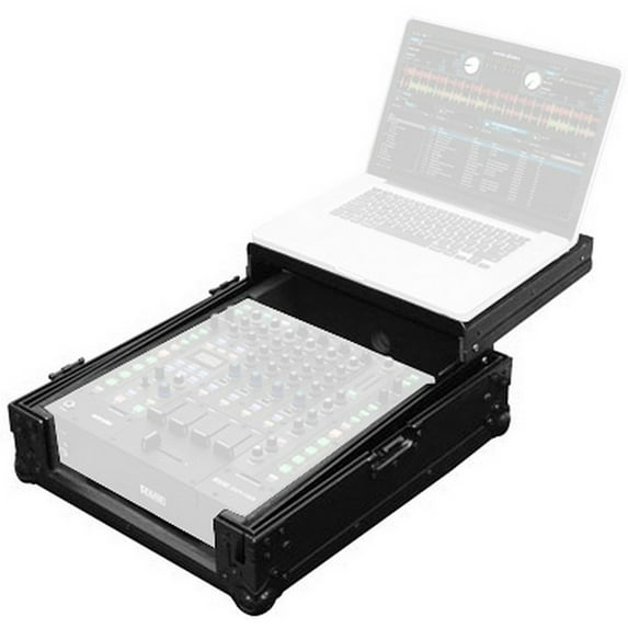 Odyssey FZGS12RANE64BL Rane Sixty-Four/12" DJ Mixer Black Label Glide Style Case