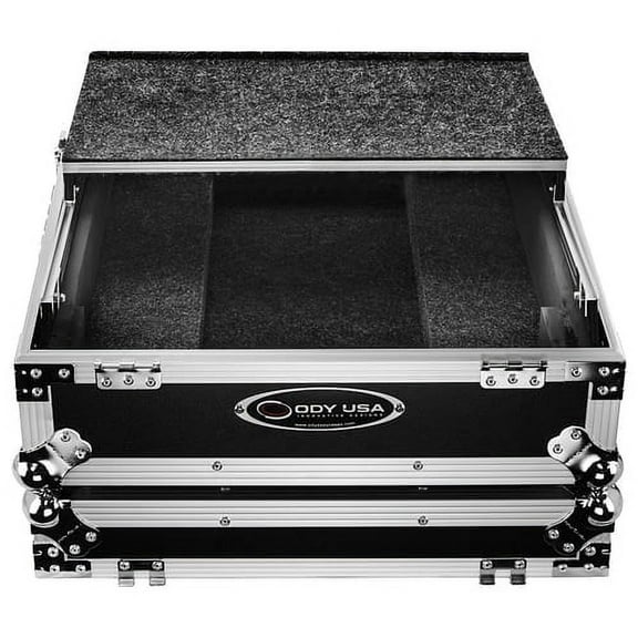 Odyssey FZGSDJMV10 - Pioneer DJM-V10 ATA Flight Case with Glide Laptop Platform