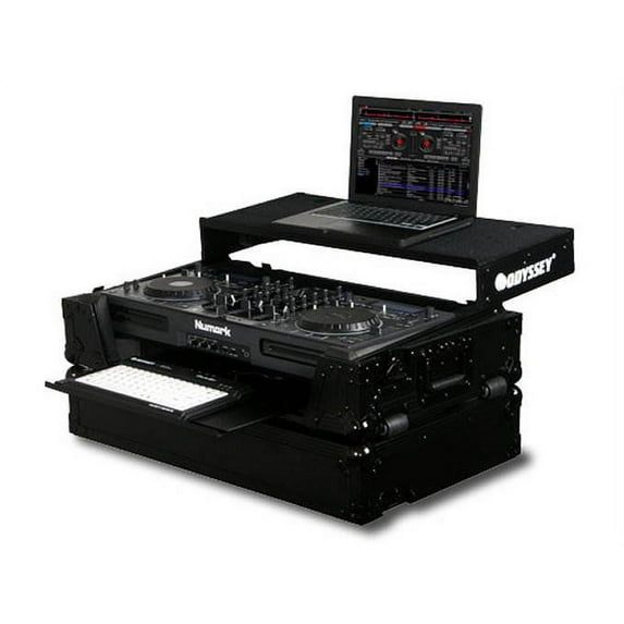 Odyssey FZGSMIXDECKGTBL Pro DJ Numark Mixdeck Black Glide Style Flight Zone Case