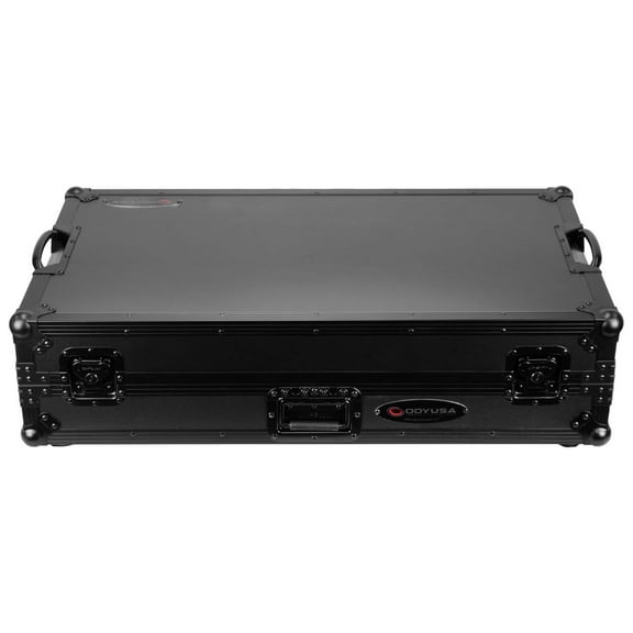 RANE PERFORMER Black Label 1U Flight Case with Glide Style Laptop Platform and Wheels