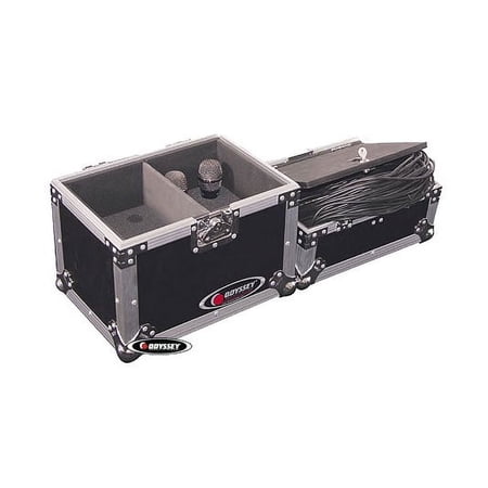 Odyssey Cases FZMIC12 New Flight Zone Padded Ata Case Holds 12 Pro Microphones