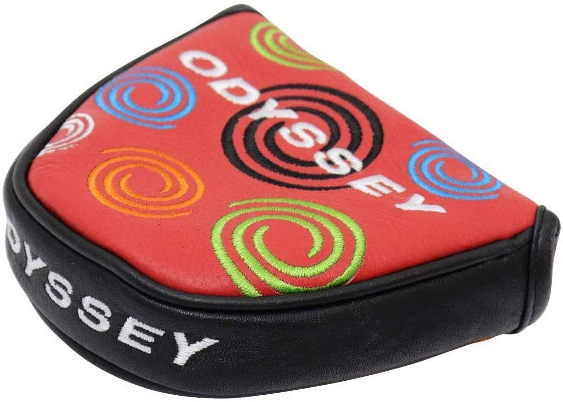 Odyssey Golf Tour Super Swirl Red Leather Small Mallet Putter Headcover