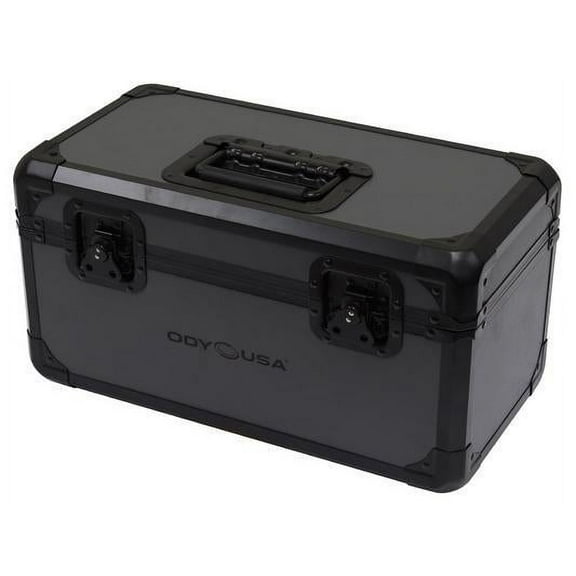 Odyssey K45120BLG Black Krom on Gray Record/Utility Case Holds 120 7" Records