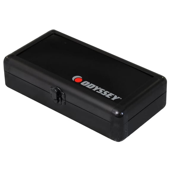 Odyssey KCC4PR2BL KROM Series Black PRO2 Case for 4 Turntable Needle Cartridges