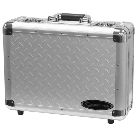 KROM SERIES CD / 5" MEDIA DISC CASE IN SILVER DIAMOND: HOLDS 300 5" X 5.5" FLAT VIEW PACK SLEEVES